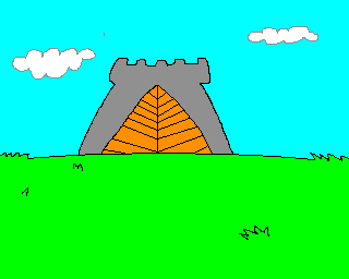 You set out on a quest to save the princess with your three companions. A great tall castle stands in front of you...